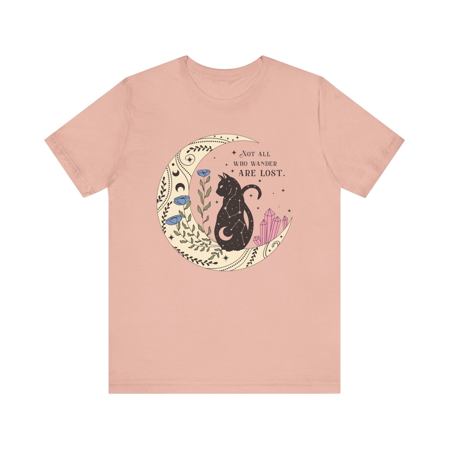 Cosmic Moon Cat Tee