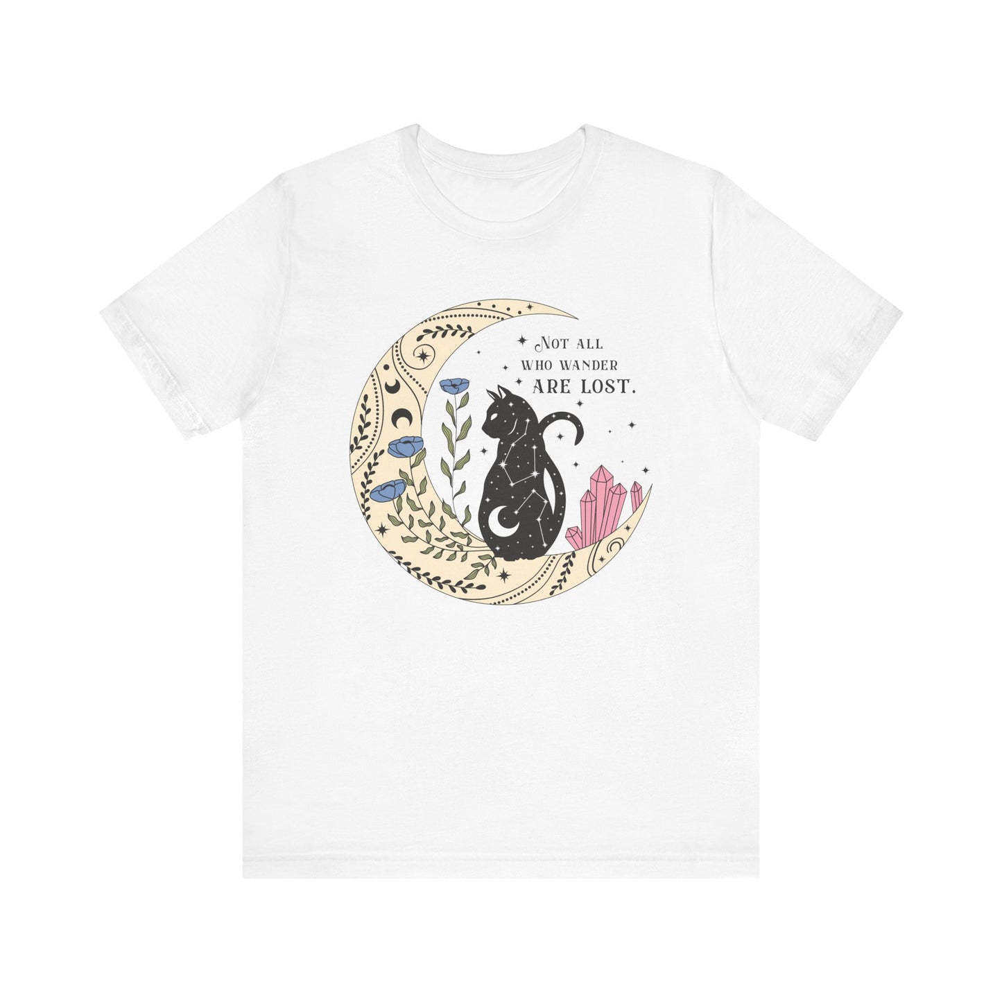 Cosmic Moon Cat Tee