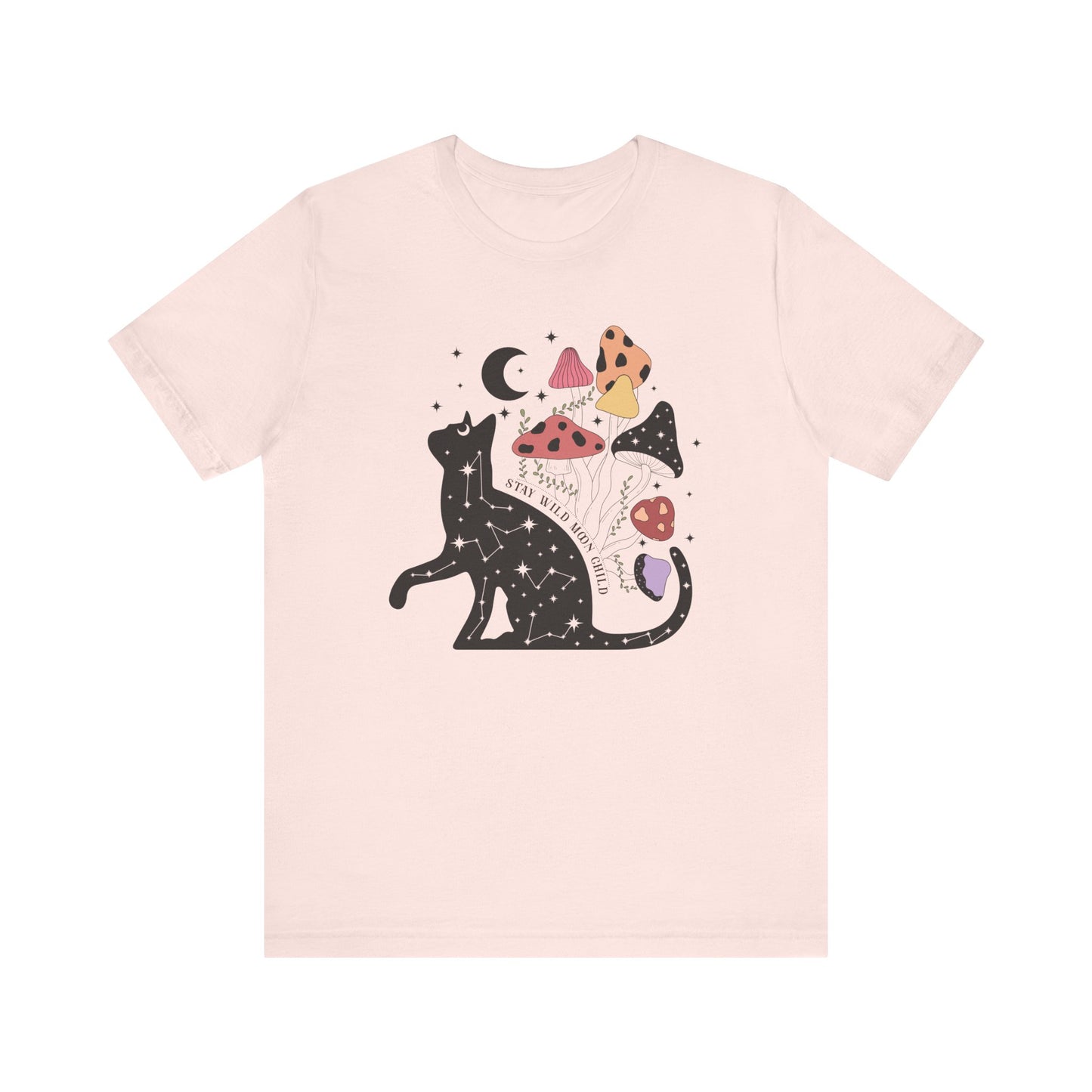 Mystic Cat Moon Child Tee