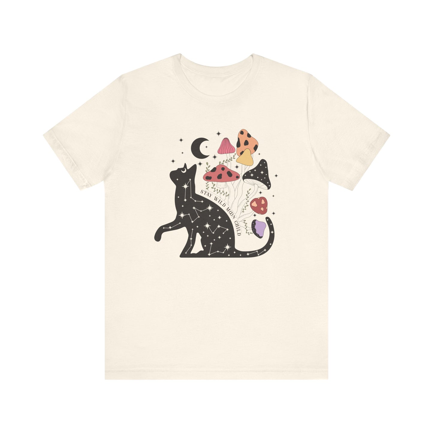Mystic Cat Moon Child Tee