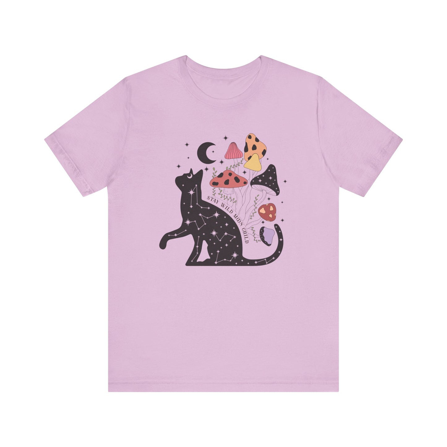 Mystic Cat Moon Child Tee