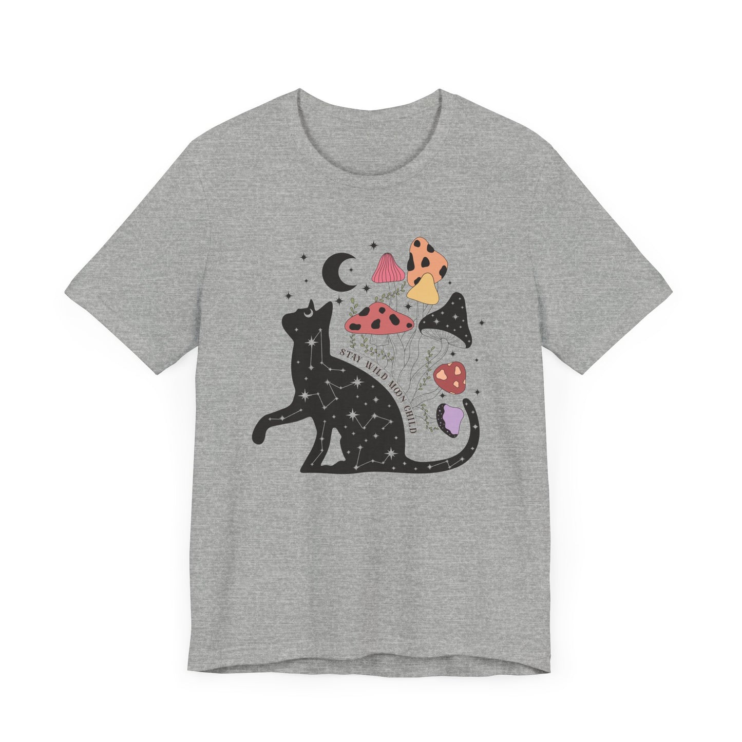Mystic Cat Moon Child Tee