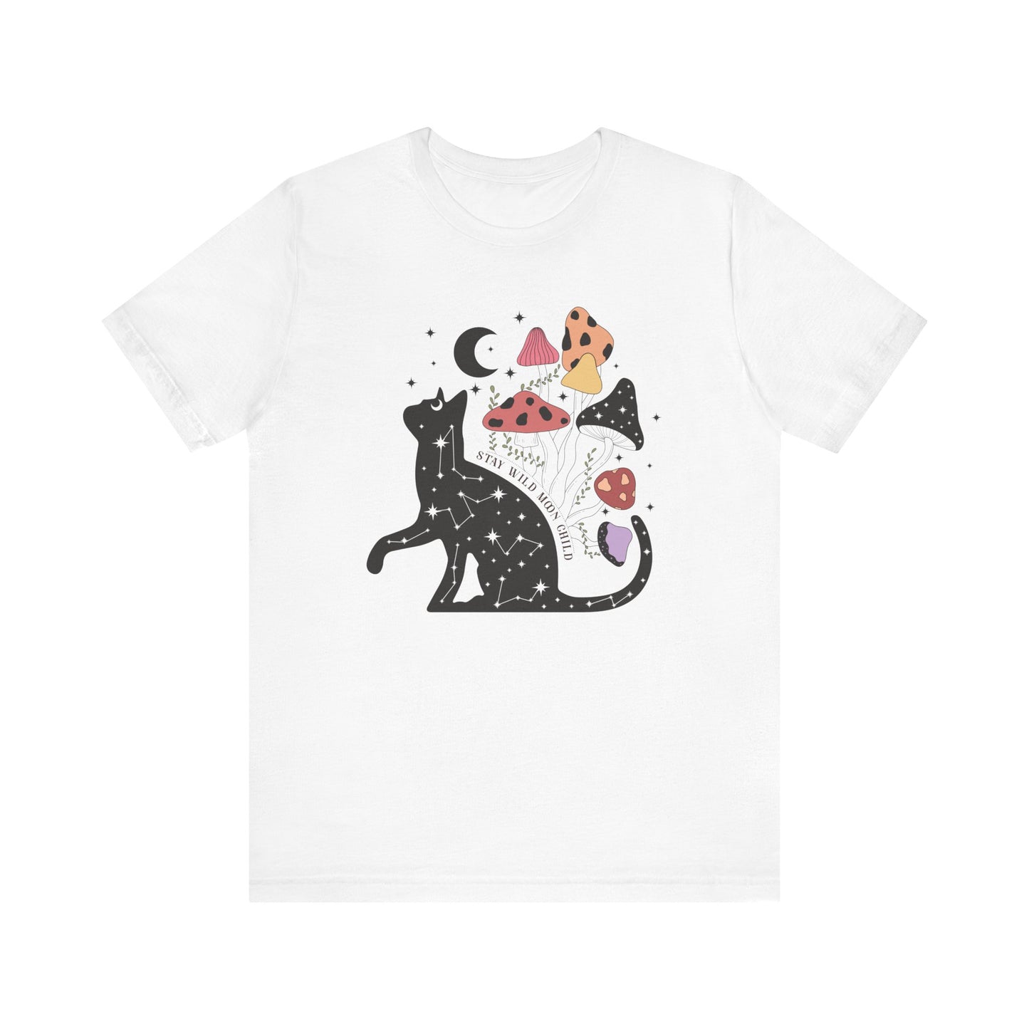 Mystic Cat Moon Child Tee