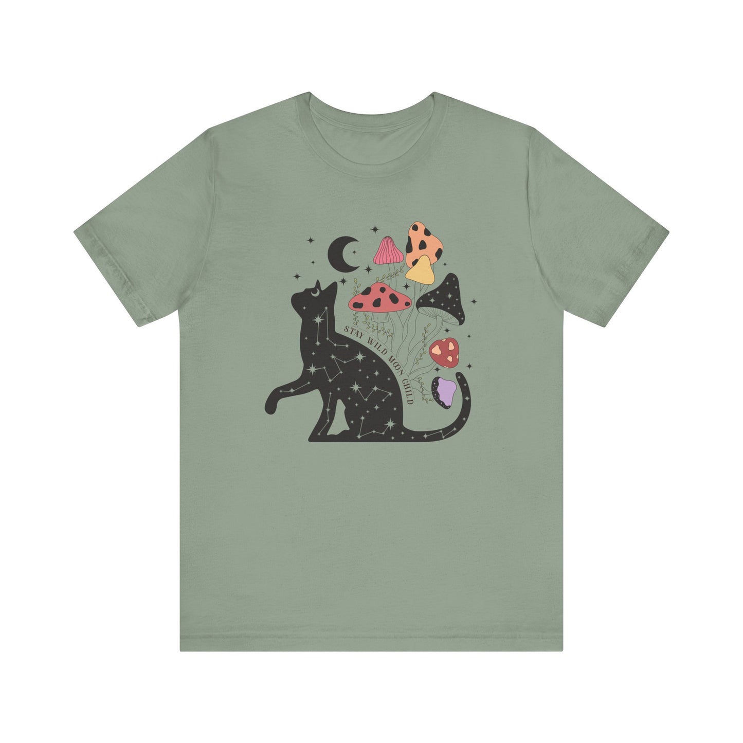 Mystic Cat Moon Child Tee