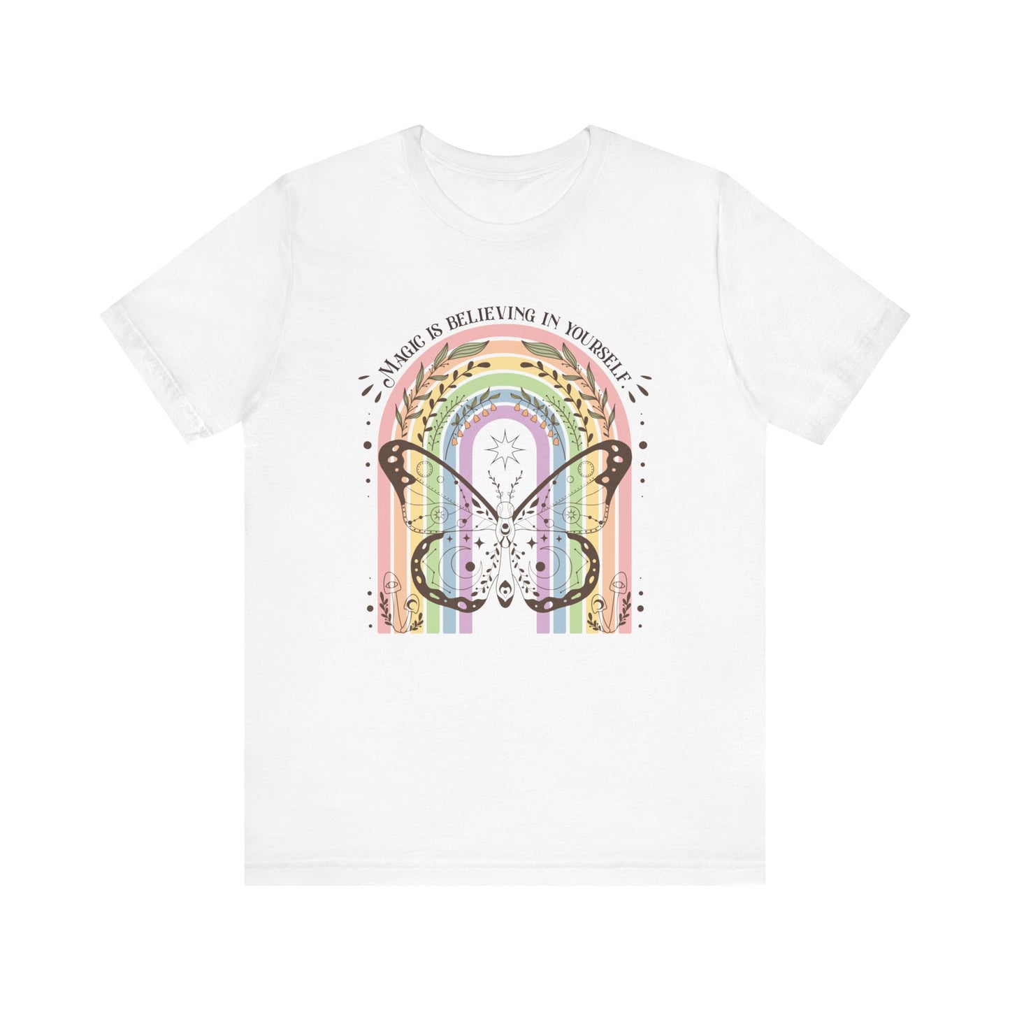 Cosmic Butterfly Rainbow Tee