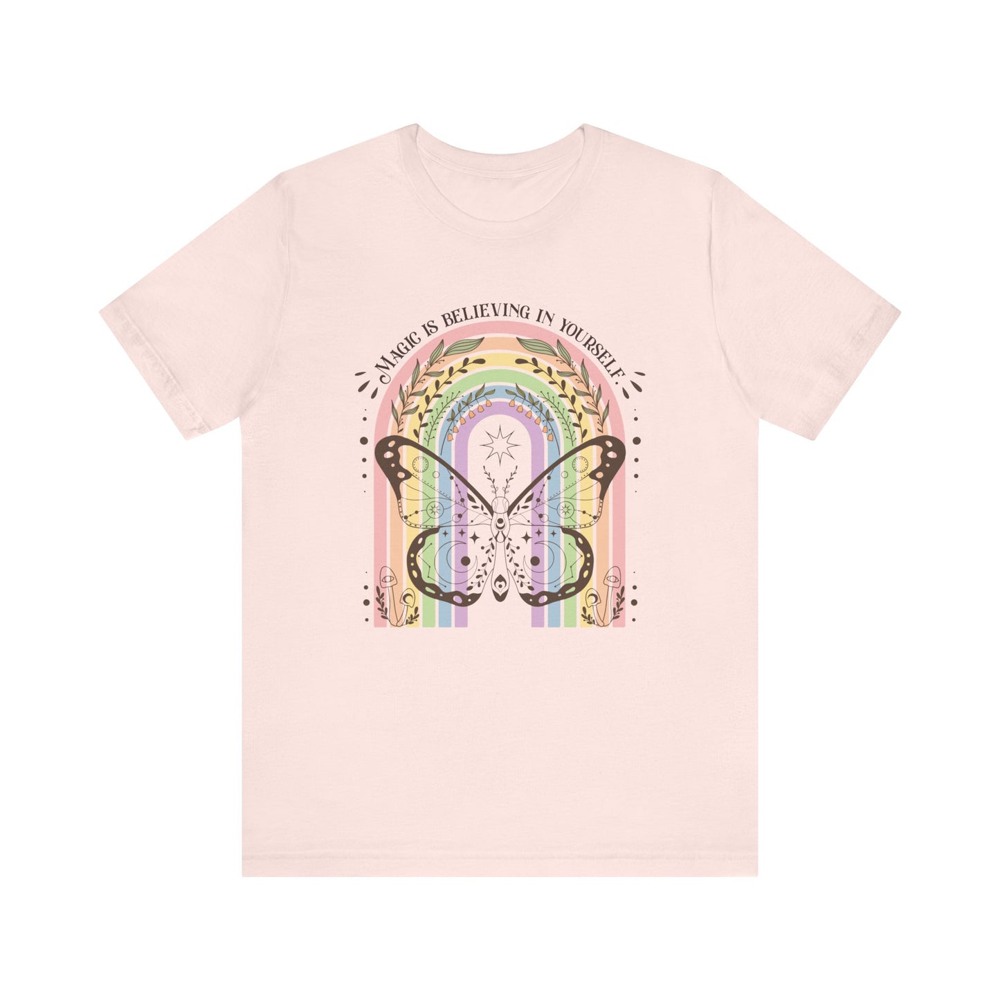 Cosmic Butterfly Rainbow Tee
