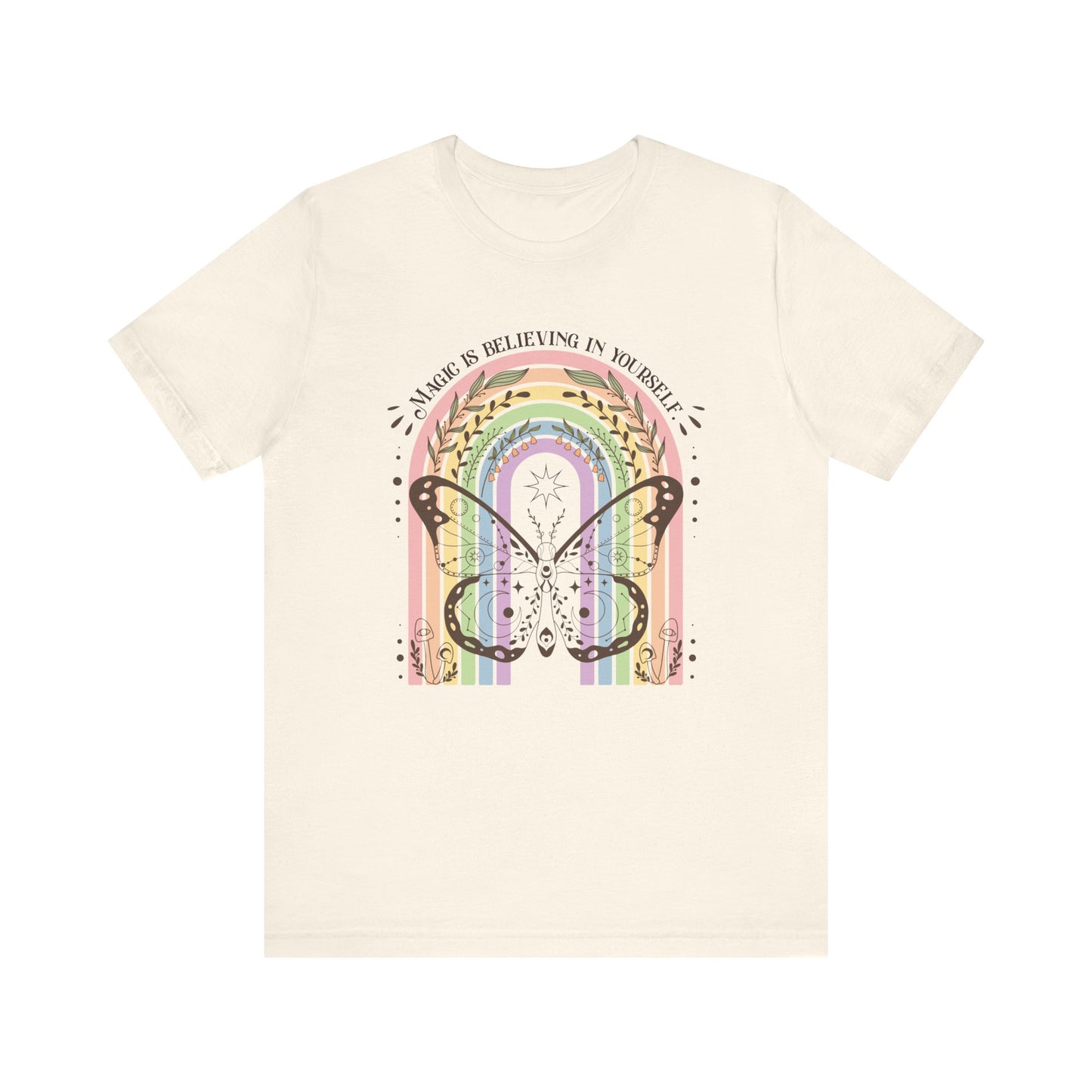 Cosmic Butterfly Rainbow Tee