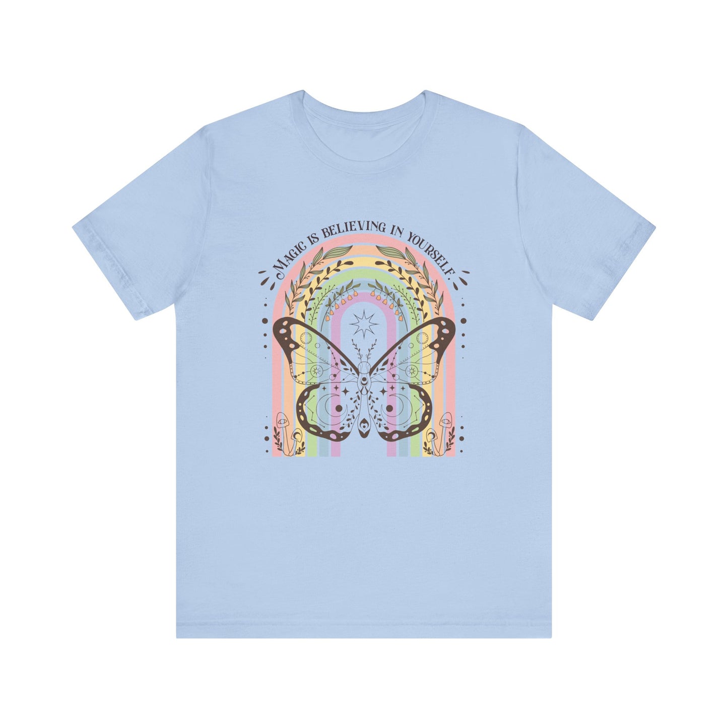 Cosmic Butterfly Rainbow Tee