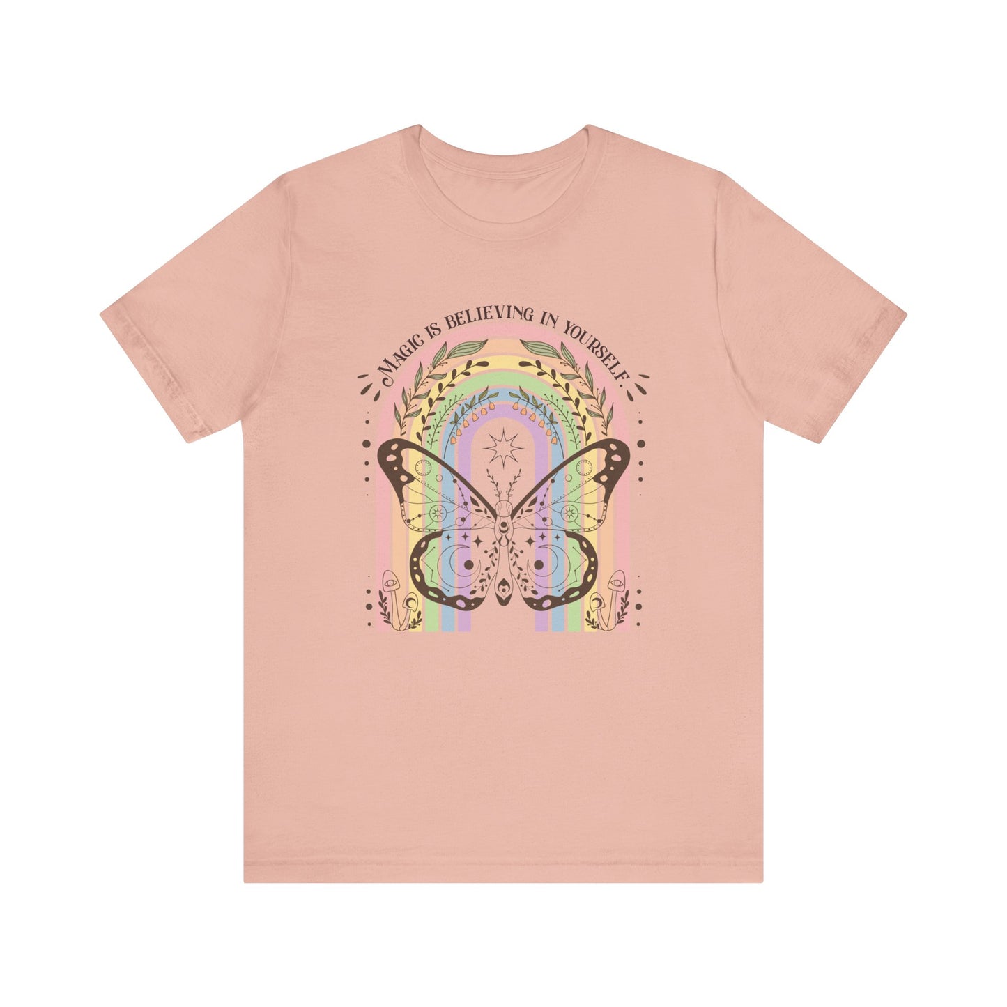 Cosmic Butterfly Rainbow Tee