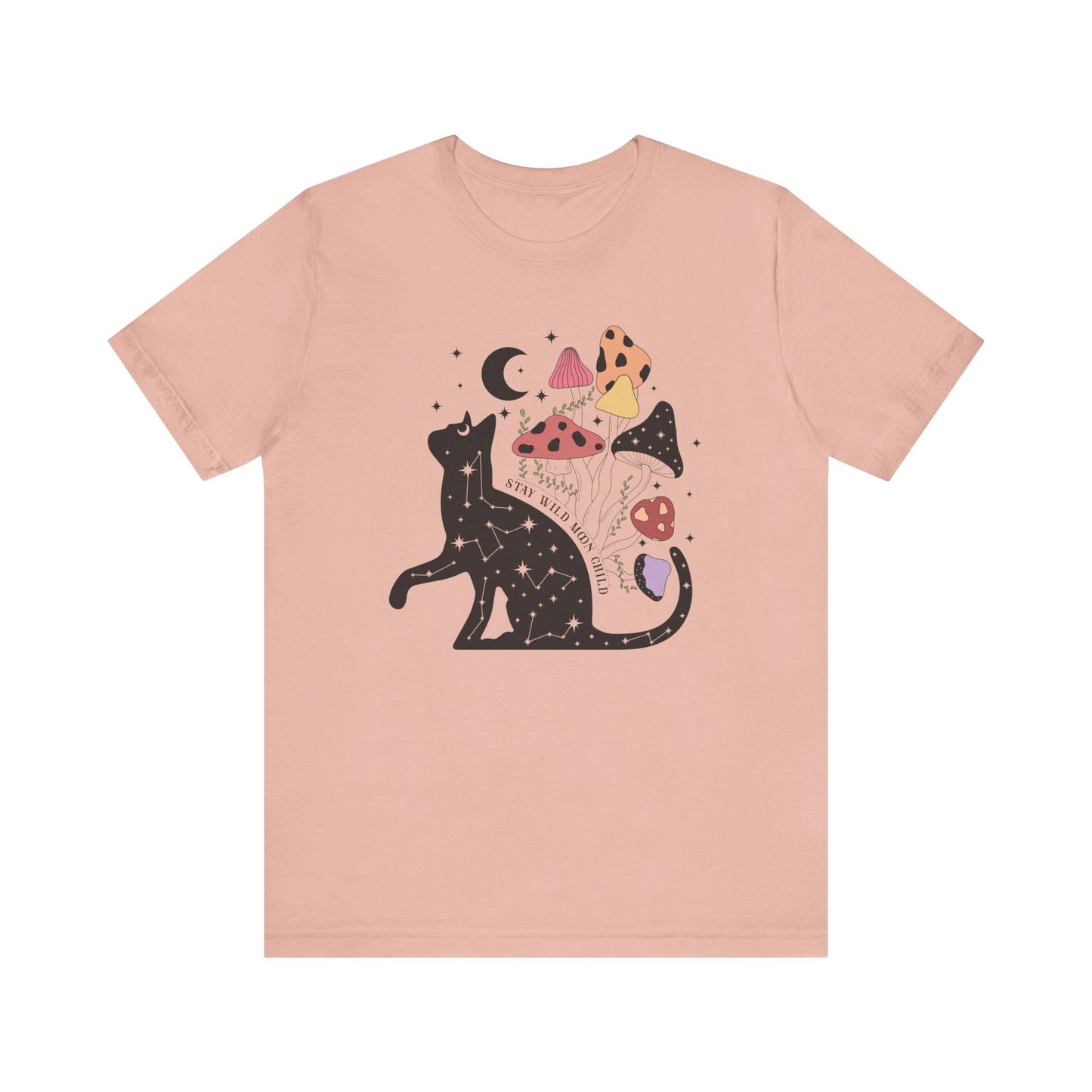 Mystic Cat Moon Child Tee