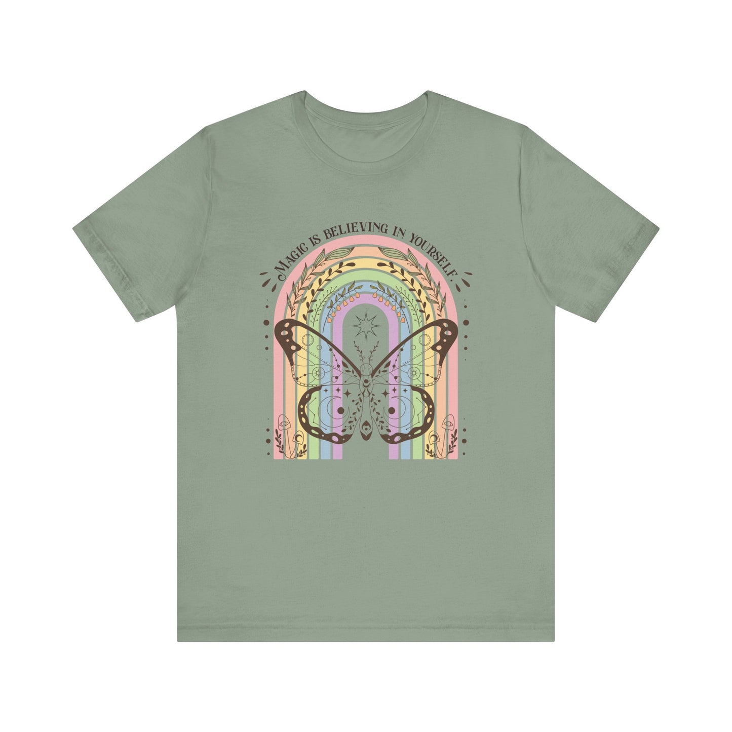 Cosmic Butterfly Rainbow Tee