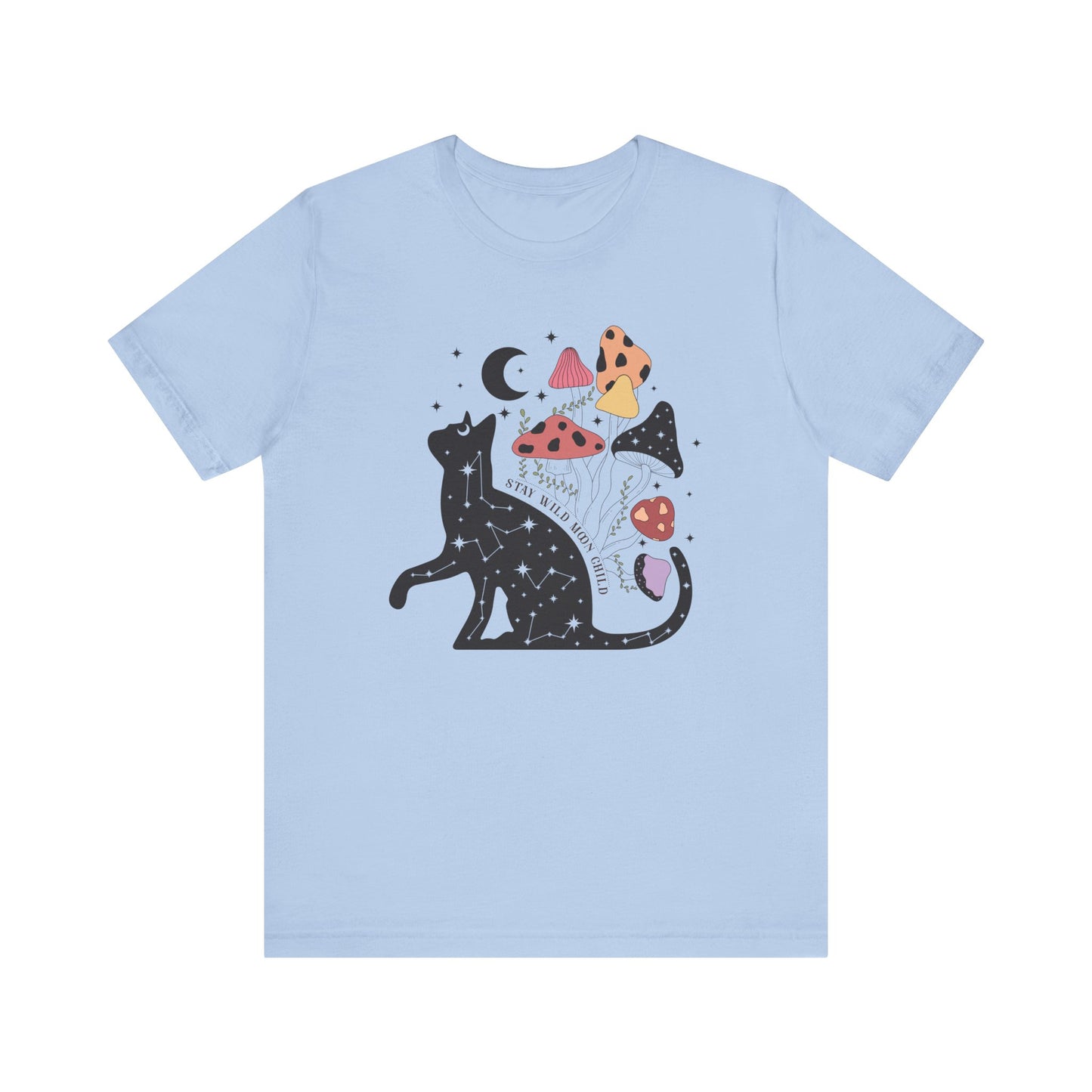 Mystic Cat Moon Child Tee