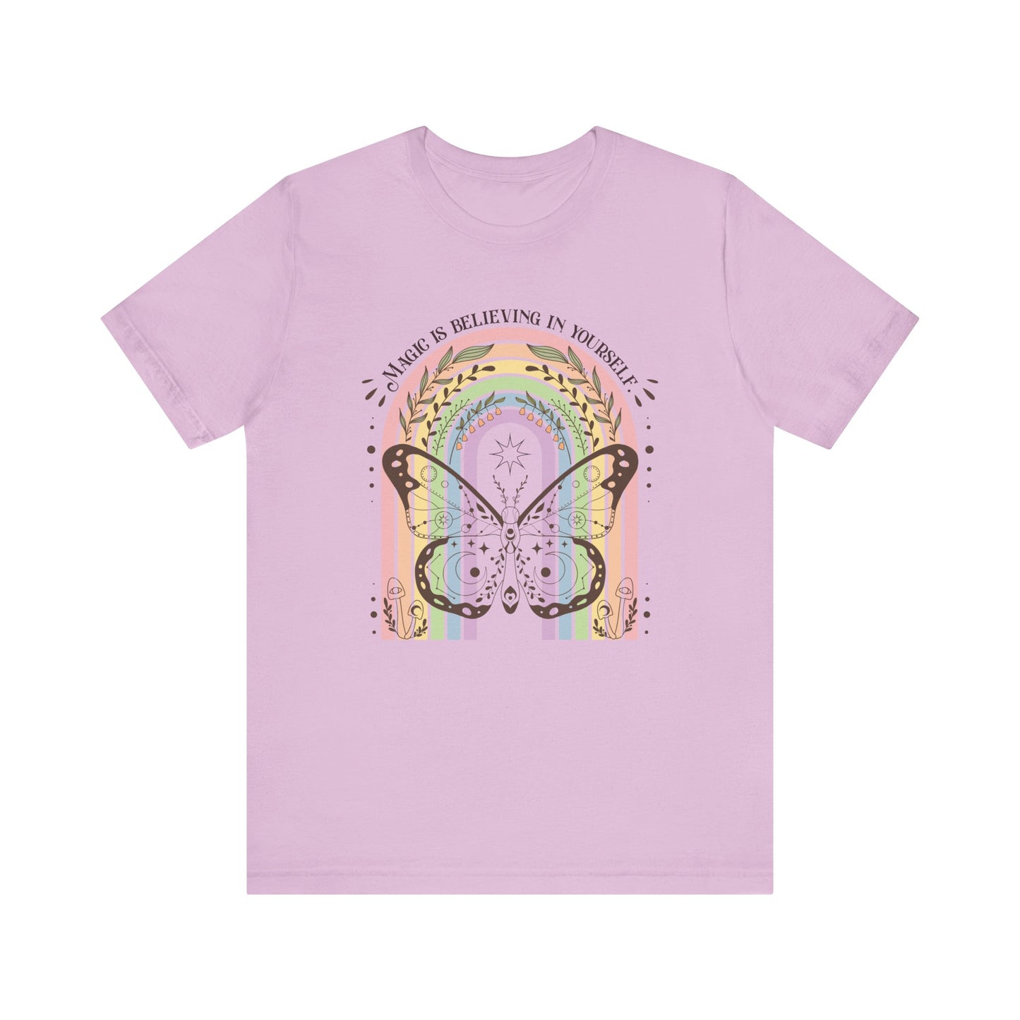 Cosmic Butterfly Rainbow Tee
